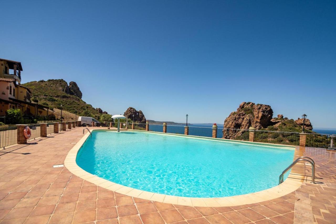 Nebida L'Estasi Tanca Piras A Bordo Piscina Con Vista Mare 빌라 외부 사진