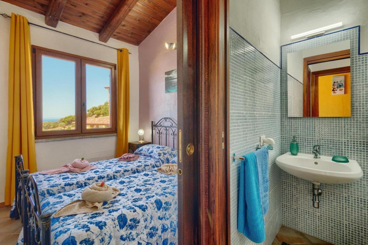 Nebida L'Estasi Tanca Piras A Bordo Piscina Con Vista Mare 빌라 외부 사진