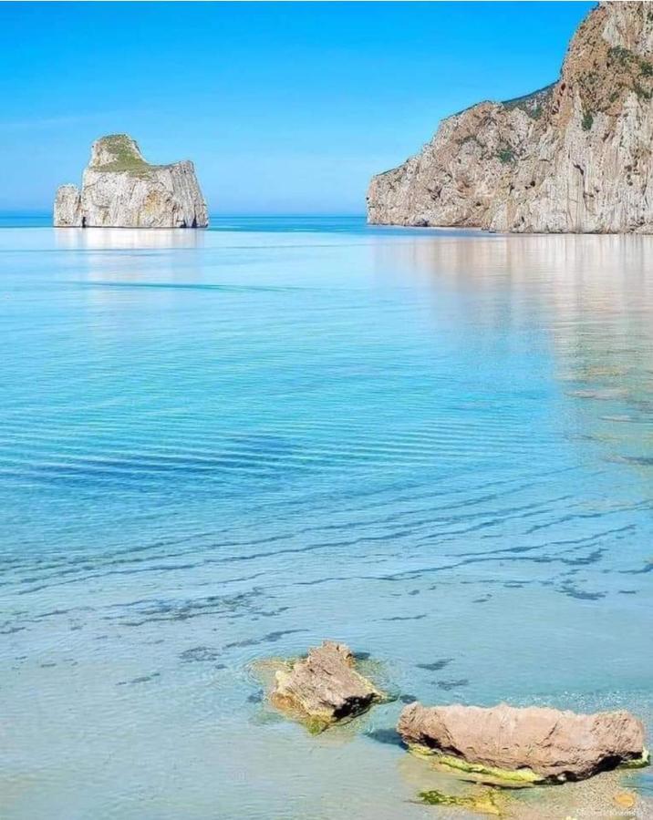 Nebida L'Estasi Tanca Piras A Bordo Piscina Con Vista Mare 빌라 외부 사진